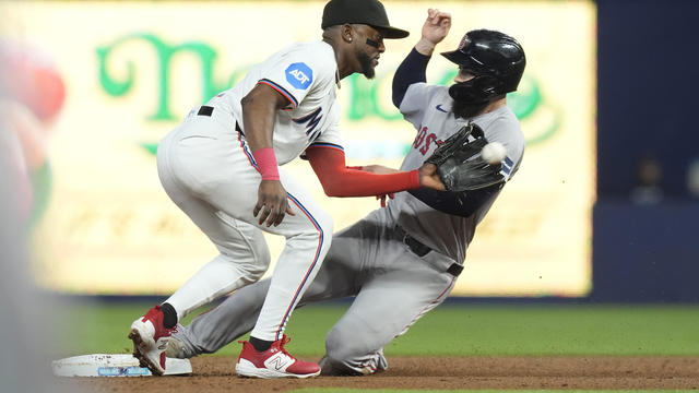 Red Sox Marlins Baseball 