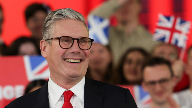 Britain's Labour Party leader Keir Starmer wins the general election